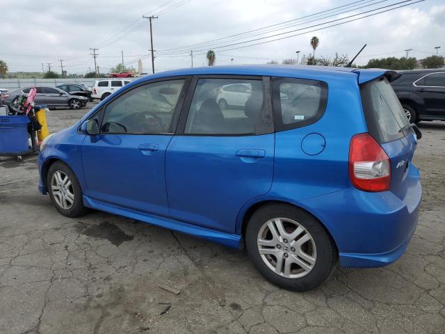 JHMGD38667S060276 - 2007 HONDA FIT S 蓝色 照片 2