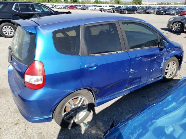 JHMGD38667S060276 - 2007 HONDA FIT S 蓝色 照片 3