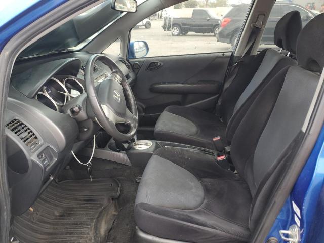 JHMGD38667S060276 - 2007 HONDA FIT S BLUE photo 7