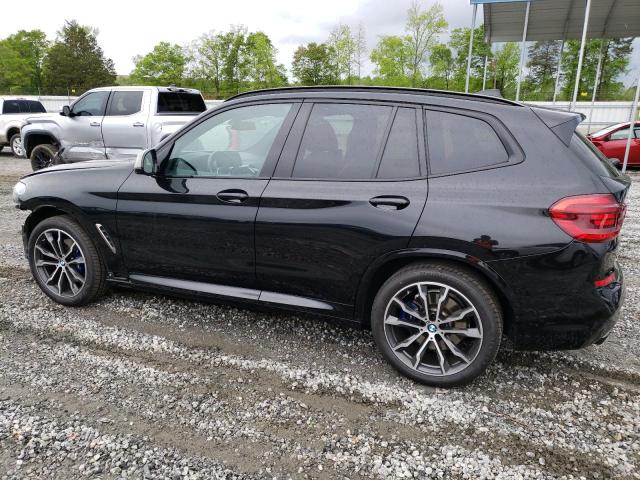 5UXTS3C57KLR72405 - 2019 BMW X3 XDRIVEM40I BLACK photo 2