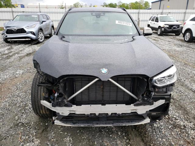 5UXTS3C57KLR72405 - 2019 BMW X3 XDRIVEM40I BLACK photo 5