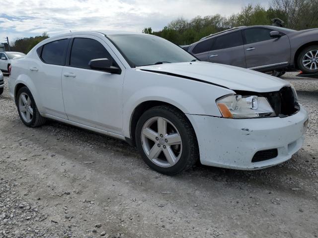 1C3CDZAB7DN664718 - 2013 DODGE AVENGER SE WHITE photo 4