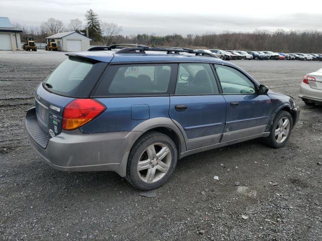 4S4BP61C967358998 - 2006 SUBARU LEGACY OUTBACK 2.5I BLUE photo 3