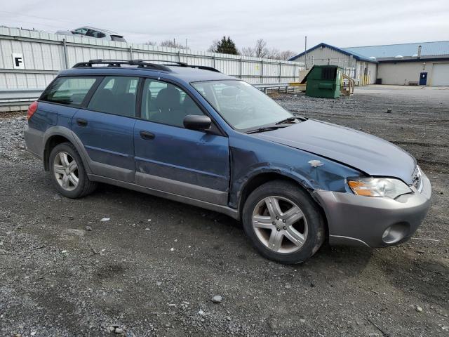 4S4BP61C967358998 - 2006 SUBARU LEGACY OUTBACK 2.5I BLUE photo 4