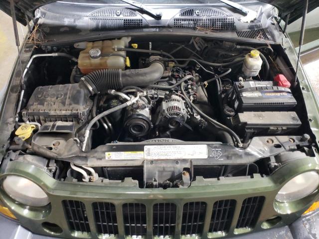 1J4GL48K66W242990 - 2006 JEEP LIBERTY SPORT GREEN photo 11