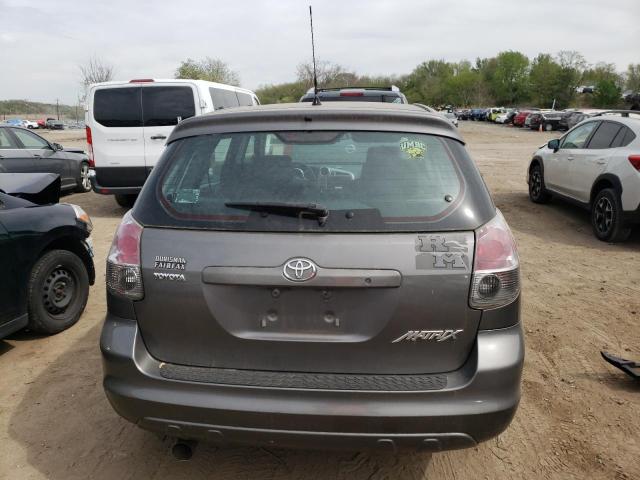 2T1KR32E66C618074 - 2006 TOYOTA COROLLA MA XR GRAY photo 6