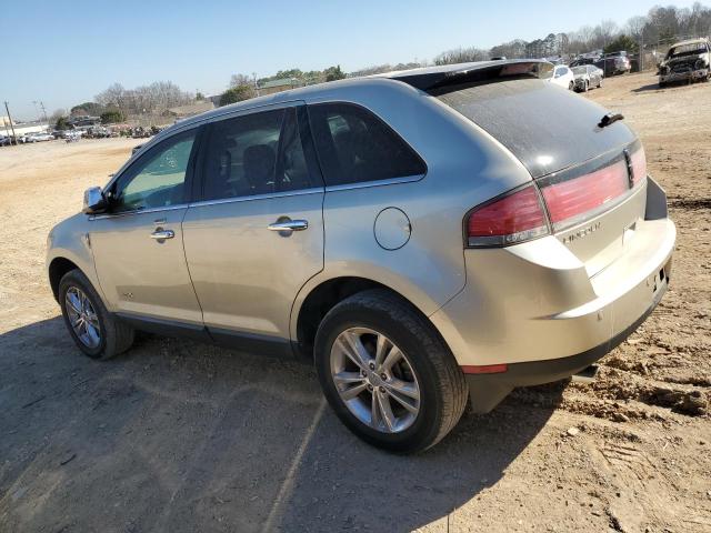 2LMDJ6JC2ABJ33661 - 2010 LINCOLN MKX GOLD photo 2