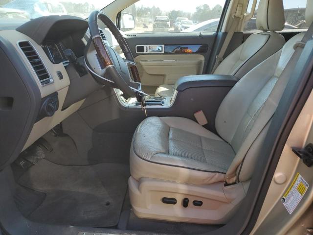 2LMDJ6JC2ABJ33661 - 2010 LINCOLN MKX GOLD photo 7