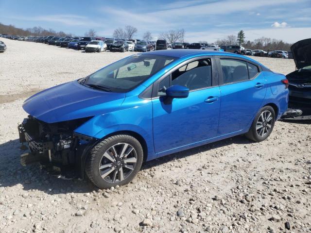 3N1CN8EVXML851834 - 2021 NISSAN VERSA SV BLUE photo 1