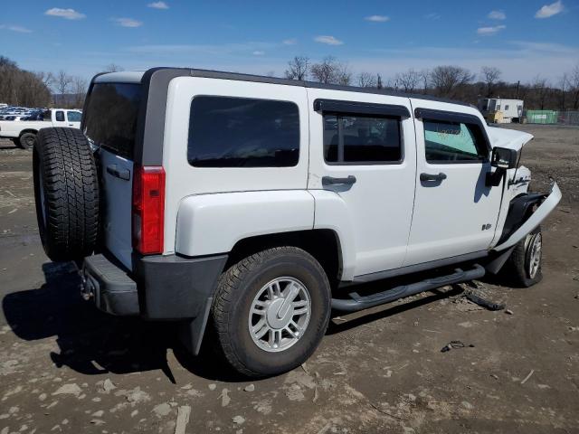 5GTEN13E988131891 - 2008 HUMMER H3 WHITE photo 3