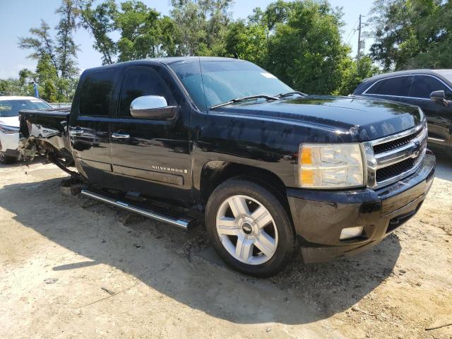 3GCEC13J97G525846 - 2007 CHEVROLET SILVERADO C1500 CREW CAB BLACK photo 4