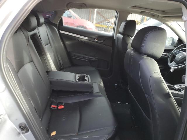 19XFC1F76JE003893 - 2018 HONDA CIVIC EXL SILVER photo 10
