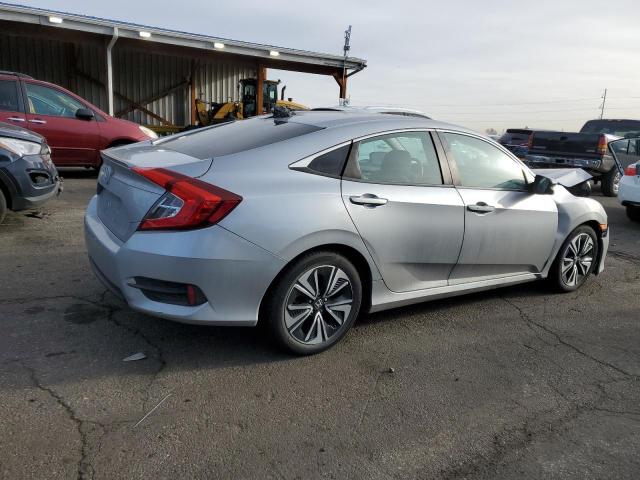 19XFC1F76JE003893 - 2018 HONDA CIVIC EXL SILVER photo 3