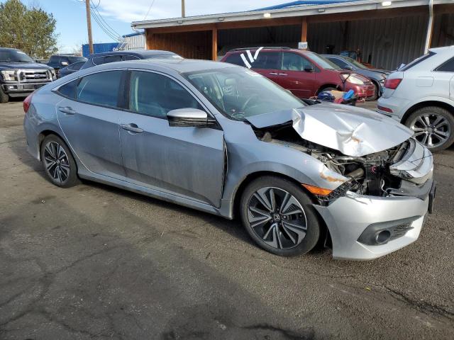 19XFC1F76JE003893 - 2018 HONDA CIVIC EXL SILVER photo 4