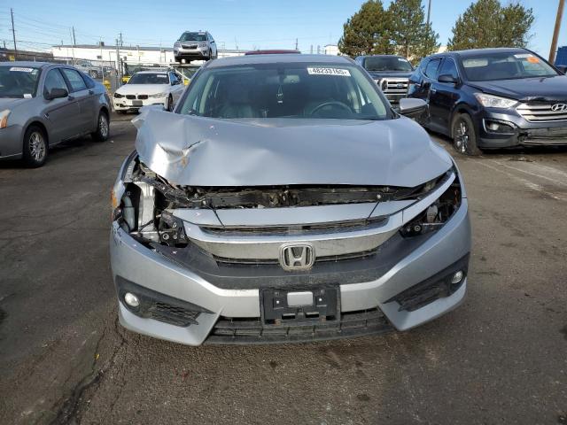 19XFC1F76JE003893 - 2018 HONDA CIVIC EXL SILVER photo 5