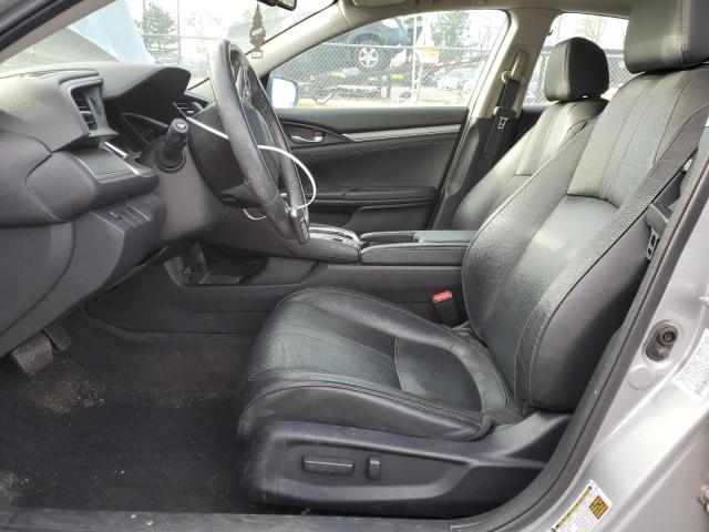 19XFC1F76JE003893 - 2018 HONDA CIVIC EXL SILVER photo 7