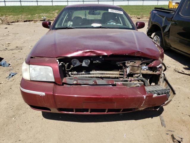 2MEFM75V48X602357 - 2008 MERCURY GRAND MARQ LS BURGUNDY photo 5