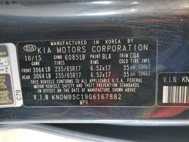 KNDMB5C14F6062651 - 2015 KIA SEDONA LX GRAY photo 13