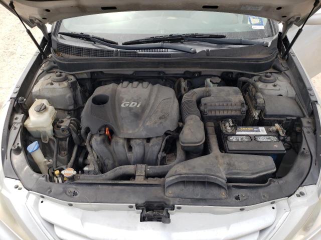 5NPEB4AC5CH351428 - 2012 HYUNDAI SONATA GLS SILVER photo 11