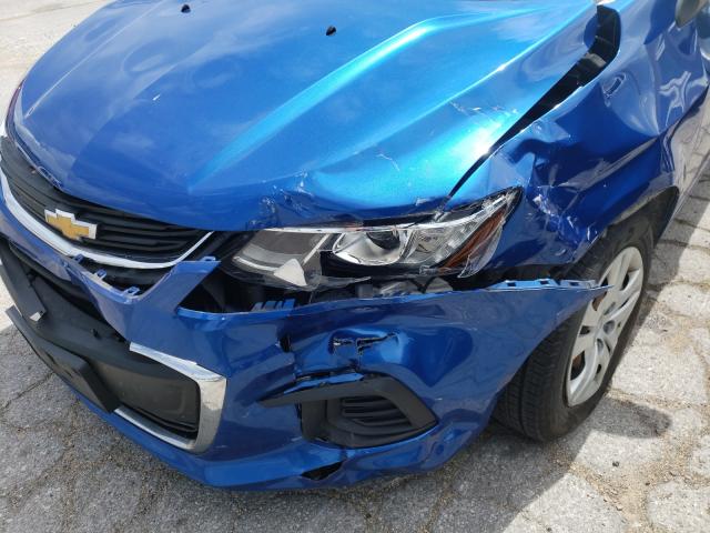 1G1JB5SH3H4130687 - 2017 CHEVROLET SONIC LS 蓝色 照片 9