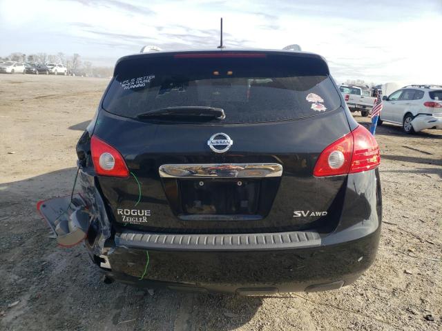 JN8AS5MV9BW681782 - 2011 NISSAN ROGUE S BLACK photo 6