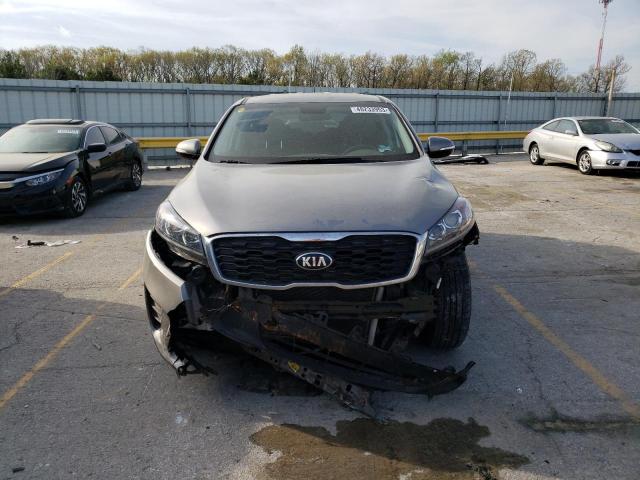 5XYPG4A30KG522361 - 2019 KIA SORENTO L GRAY photo 5