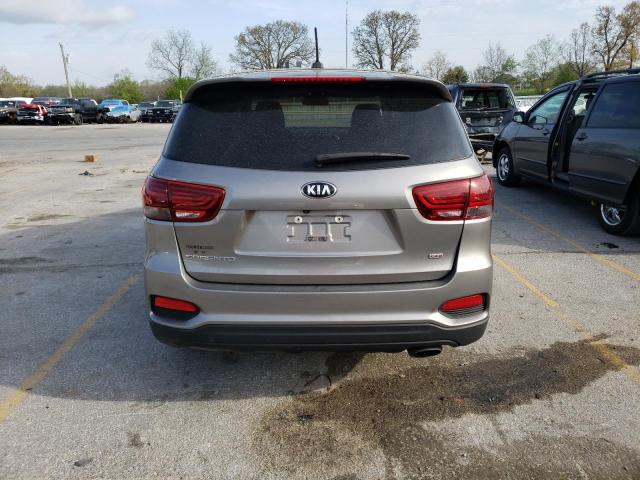 5XYPG4A30KG522361 - 2019 KIA SORENTO L GRAY photo 6