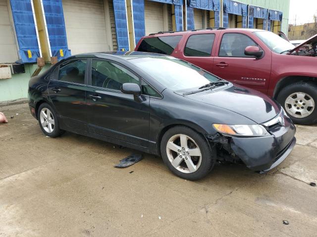 1HGFA16988L050370 - 2008 HONDA CIVIC EXL BLACK photo 4