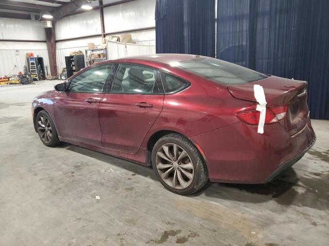 1C3CCCBB0GN147201 - 2016 CHRYSLER 200 S BURGUNDY photo 2