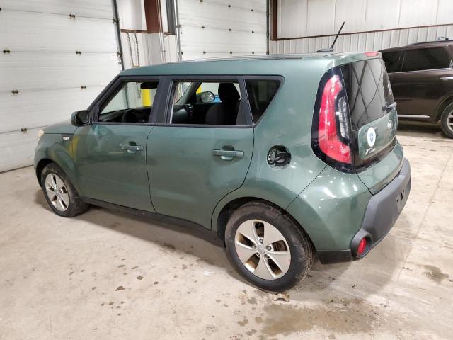 KNDJN2A2XE7043941 - 2014 KIA SOUL GREEN photo 2