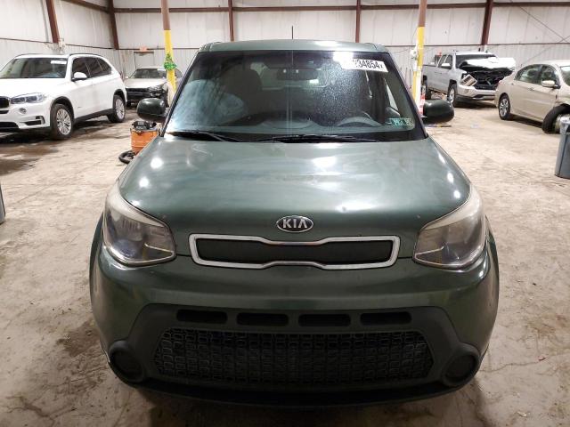 KNDJN2A2XE7043941 - 2014 KIA SOUL GREEN photo 5