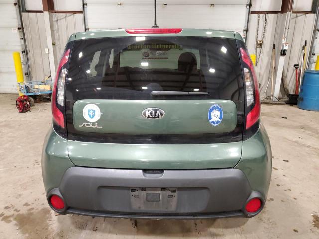 KNDJN2A2XE7043941 - 2014 KIA SOUL GREEN photo 6