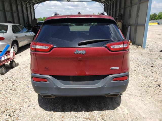 1C4PJLCS6HW591826 - 2017 JEEP CHEROKEE LATITUDE RED photo 6