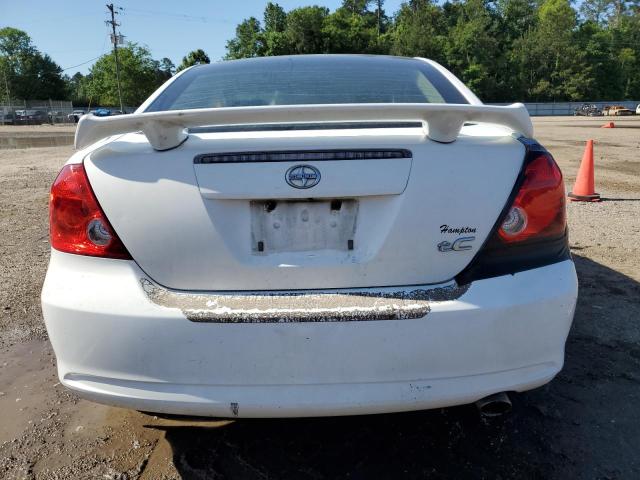 JTKDE177750055301 - 2005 TOYOTA SCION TC WHITE photo 6