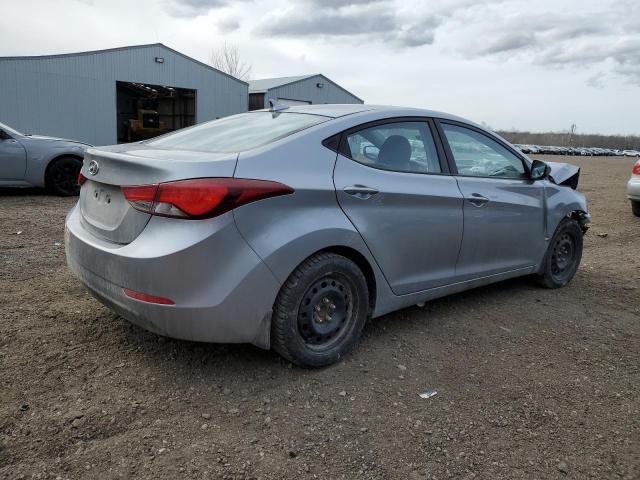 5NPDH4AE4FH597452 - 2015 HYUNDAI ELANTRA SE GRAY photo 3