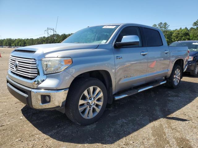 5TFFY5F15EX173172 - 2014 TOYOTA TUNDRA CREWMAX LIMITED SILVER photo 1