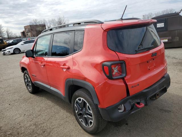 ZACCJBCTXGPC81420 - 2016 JEEP RENEGADE TRAILHAWK RED photo 2