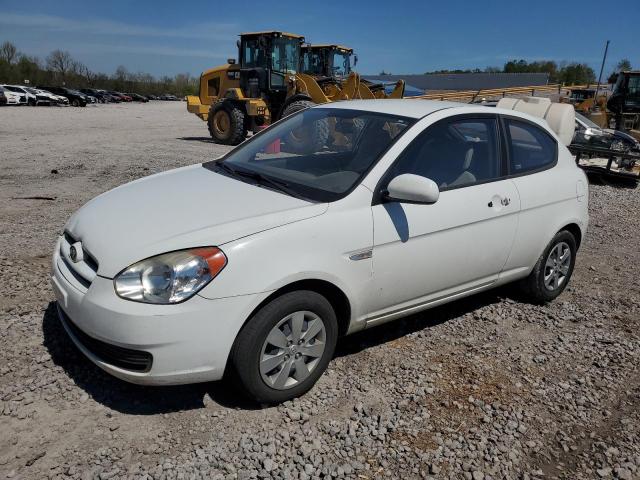 KMHCM3AC1AU170286 - 2010 HYUNDAI ACCENT BLUE WHITE photo 1