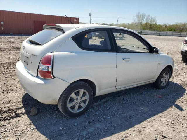 KMHCM3AC1AU170286 - 2010 HYUNDAI ACCENT BLUE WHITE photo 3