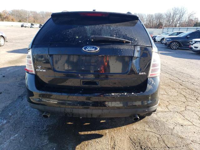 2FMDK38C78BA07495 - 2008 FORD EDGE SEL BLACK photo 6