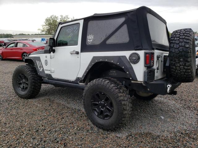 1C4AJWAG9HL519039 - 2017 JEEP WRANGLER SPORT WHITE photo 2