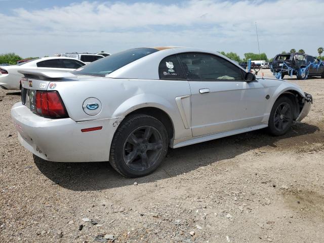 1FAFP406X4F177424 - 2004 FORD MUSTANG SILVER photo 3