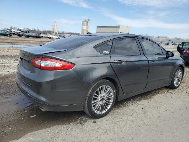 1FA6P0H71F5121371 - 2015 FORD FUSION SE GRAY photo 3