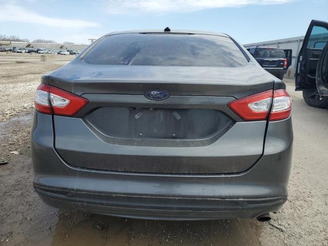 1FA6P0H71F5121371 - 2015 FORD FUSION SE GRAY photo 6