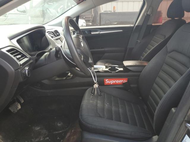 1FA6P0H71F5121371 - 2015 FORD FUSION SE GRAY photo 7