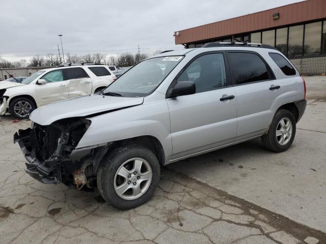 KNDJF724787521909 - 2008 KIA SPORTAGE LX SILVER photo 1