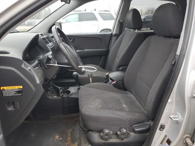 KNDJF724787521909 - 2008 KIA SPORTAGE LX SILVER photo 7