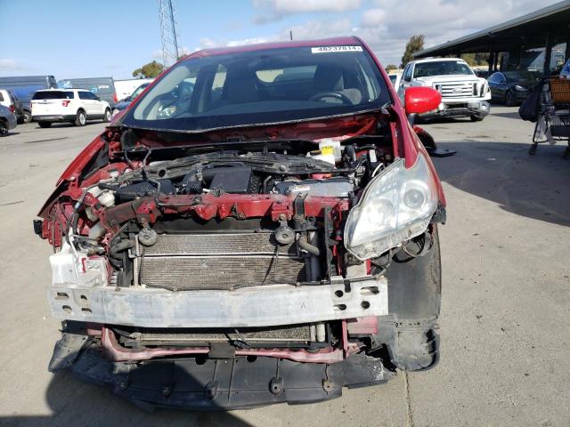 JTDKN3DUXA1102488 - 2010 TOYOTA PRIUS RED photo 5