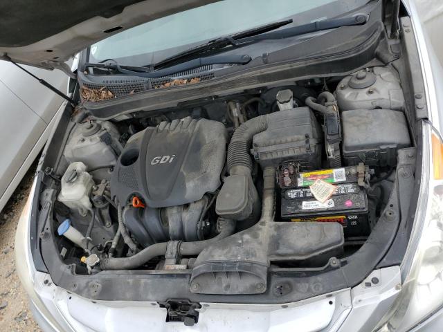 5NPEB4ACXDH684645 - 2013 HYUNDAI SONATA GLS SILVER photo 11