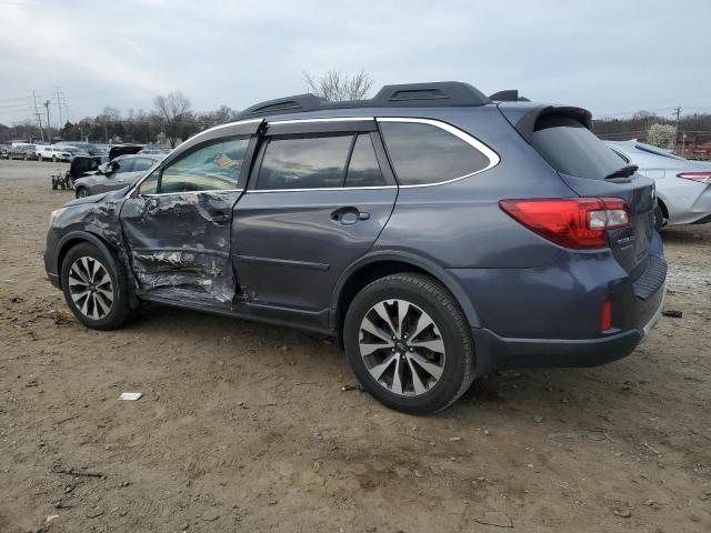 4S4BSENC6G3327736 - 2016 SUBARU OUTBACK 3.6R LIMITED BLUE photo 2